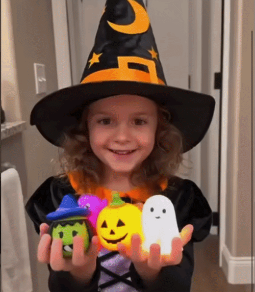 🎃 50 Squishies Halloween — Jouets Sensoriels pour Enfants
